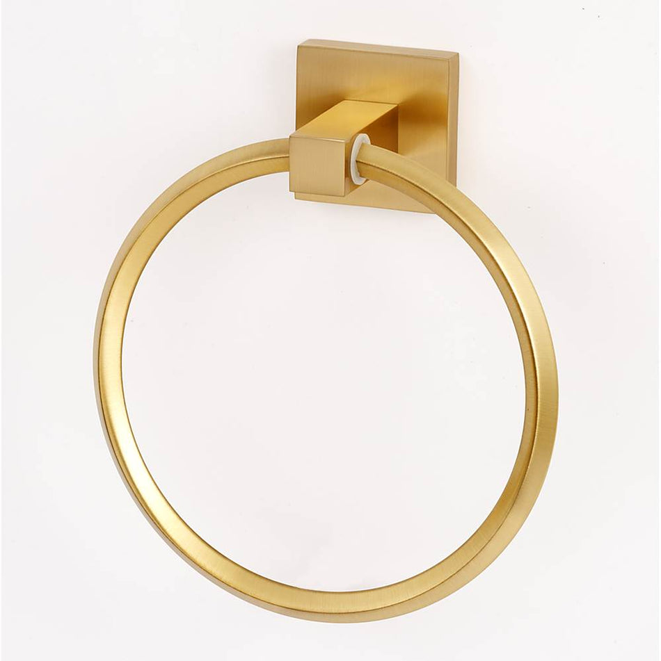 Creations® CONTEMPORARY II Series A8440-SB Towel Ring, 6 in Dia Ring, Brass