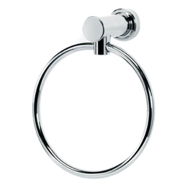 Creations® INFINITY Series A8740-PC Towel Ring, 6 in Dia Ring, Brass