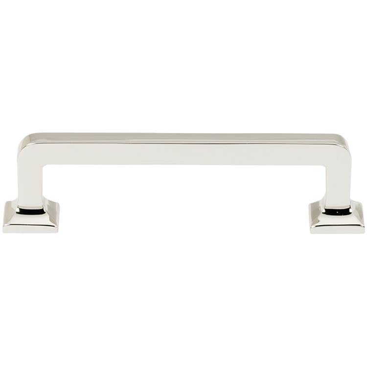 Creations® MILLENNIUM Series A950-35-PN Cabinet Pull, 4-1/8 in L Handle, 1-1/8 in Projection, Brass, Polished Nickel