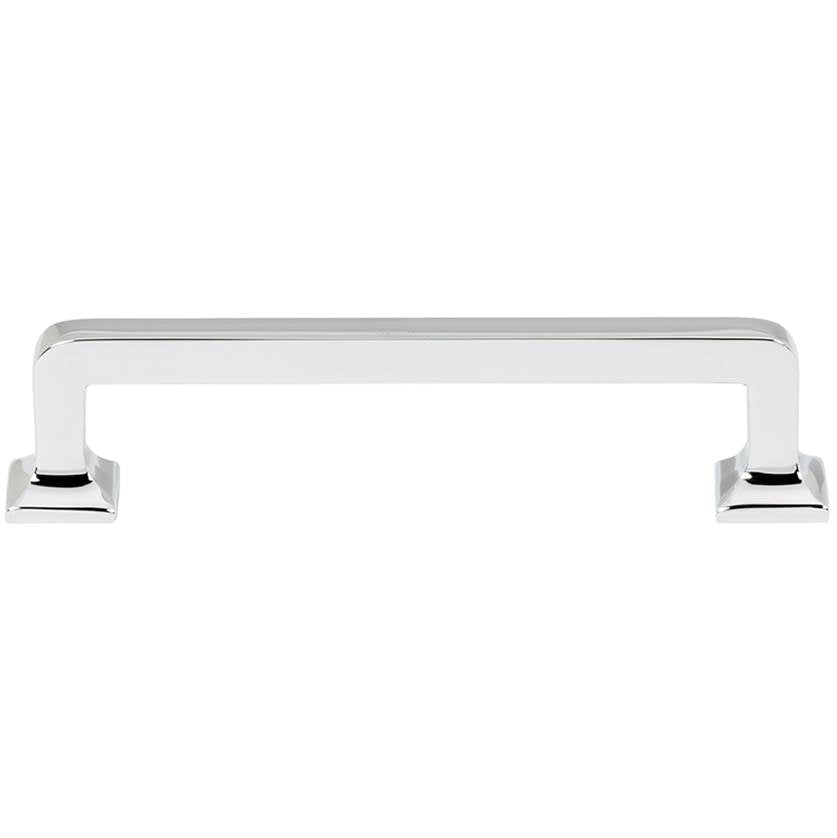 Creations® MILLENNIUM Series A950-4-PC Cabinet Pull, 4-5/8 in L Handle, 1-1/8 in Projection, Brass, Polished Chrome