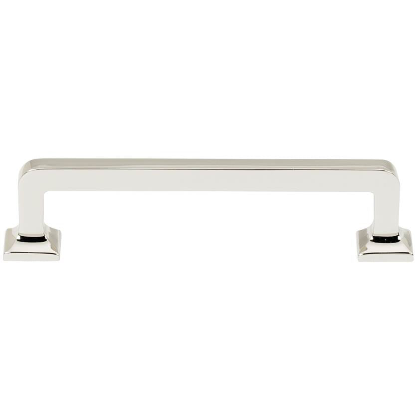 Creations® MILLENNIUM Series A950-4-PN Cabinet Pull, 4-5/8 in L Handle, 1-1/8 in Projection, Brass, Polished Nickel