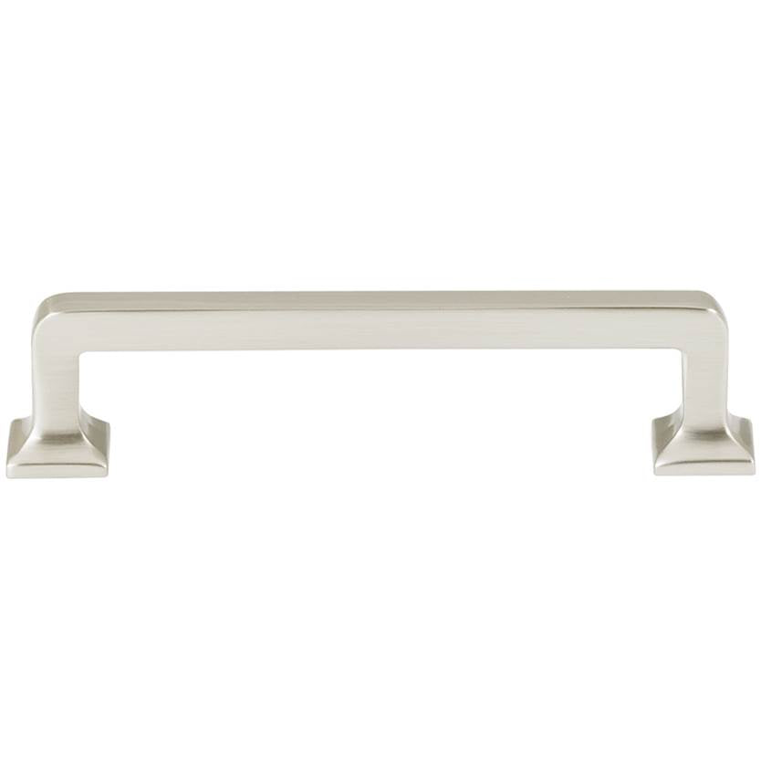 Creations® MILLENNIUM Series A950-4-SN Cabinet Pull, 4-5/8 in L Handle, 1-1/8 in Projection, Brass, Satin Nickel