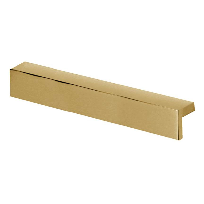 Creations® TAB PULLS Series A960-4-SB Cabinet Pull, 4-1/2 in L Handle, 7/8 in Projection, Brass, Satin Brass