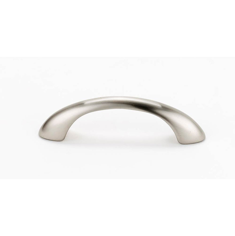 Creations® C855 Series C855-3-SN Cabinet Pull, 3-7/8 in L Handle, 1 in Projection, Brass, Satin Nickel