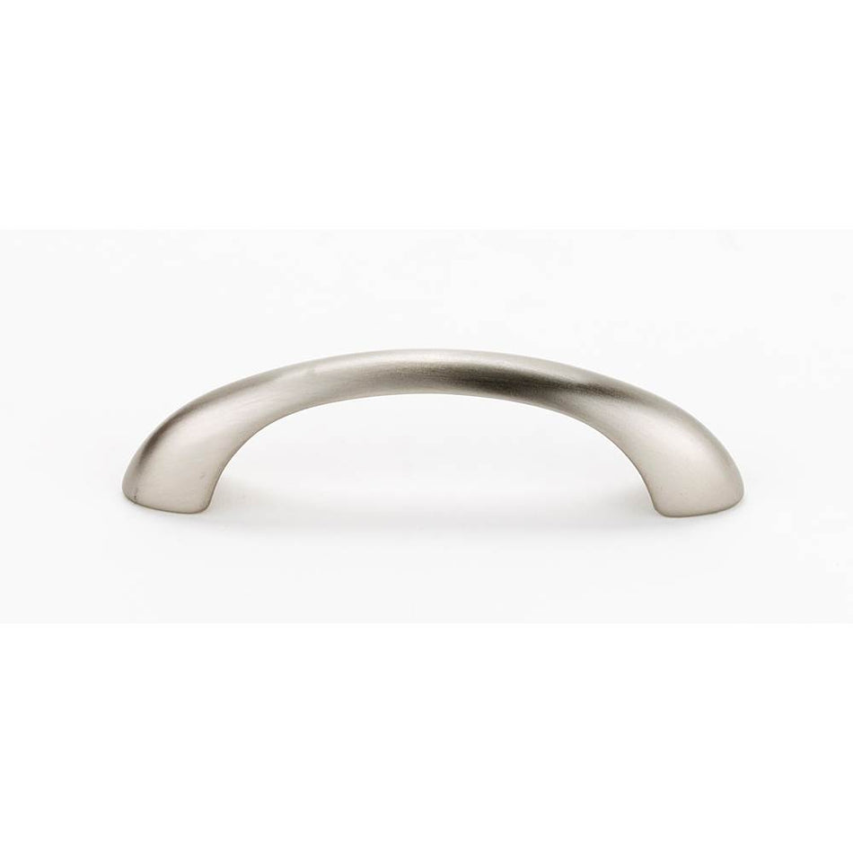 Creations® C855 Series C855-35-SN Cabinet Pull, 4-1/4 in L Handle, 1-1/8 in Projection, Brass, Satin Nickel