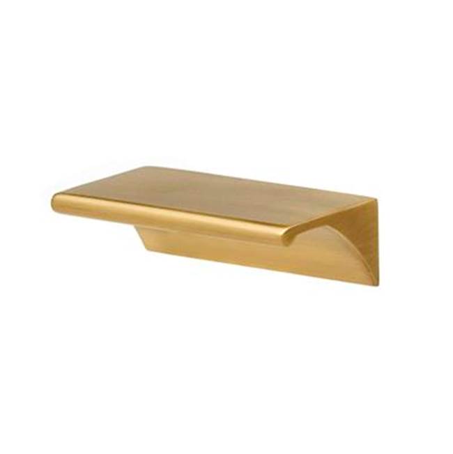 Creations® TAB PULLS Series A970-15-SB Cabinet Pull, 2 in L Handle, 1 in Projection, Brass, Satin Brass