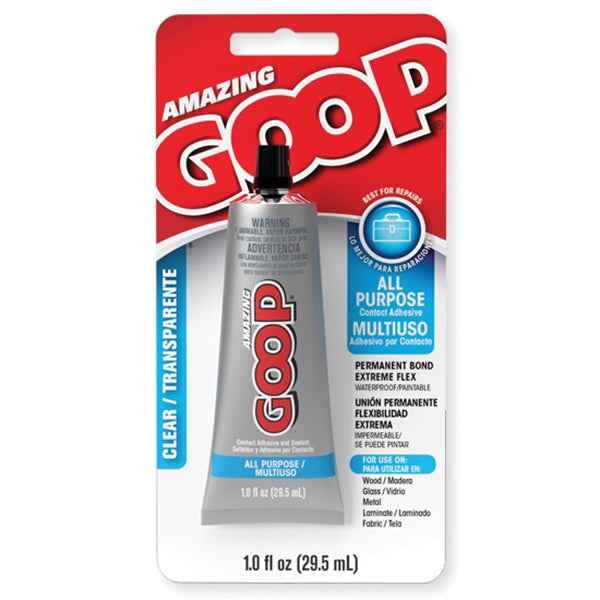 AMAZING GOOP® 140231 All-Purpose Glue, Liquid, Clear, 1 oz, Tube