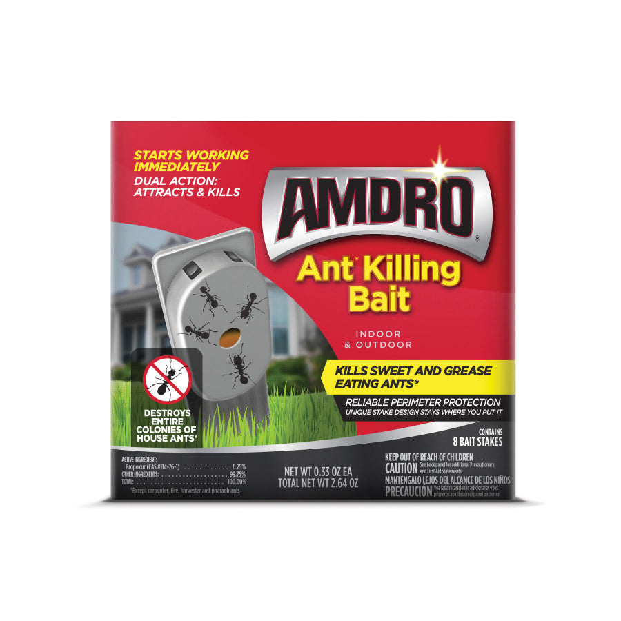 AMDRO® 100531828 Ant Killing Bait, Attracts: Sweet and Grease Eating Ants, Box