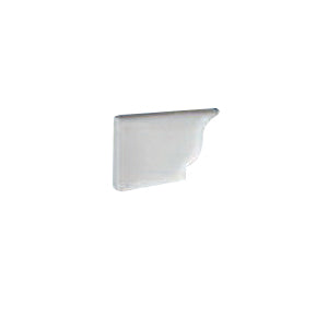 AMERIMAX™ 27205 Gutter, 5 in L, Left Side, Aluminum, White