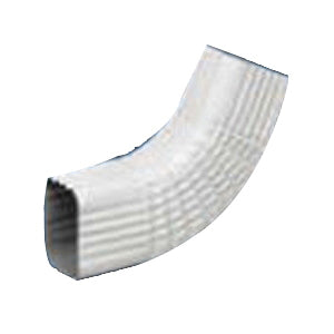 AMERIMAX™ 27264 Front Elbow, A, Square, Aluminum, White, Fits Downspout Size: 2 x 3 in