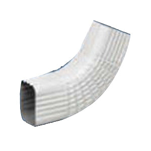 AMERIMAX™ 27265 Side Elbow, B, Square, Aluminum, White, Fits Downspout Size: 2 x 3 in