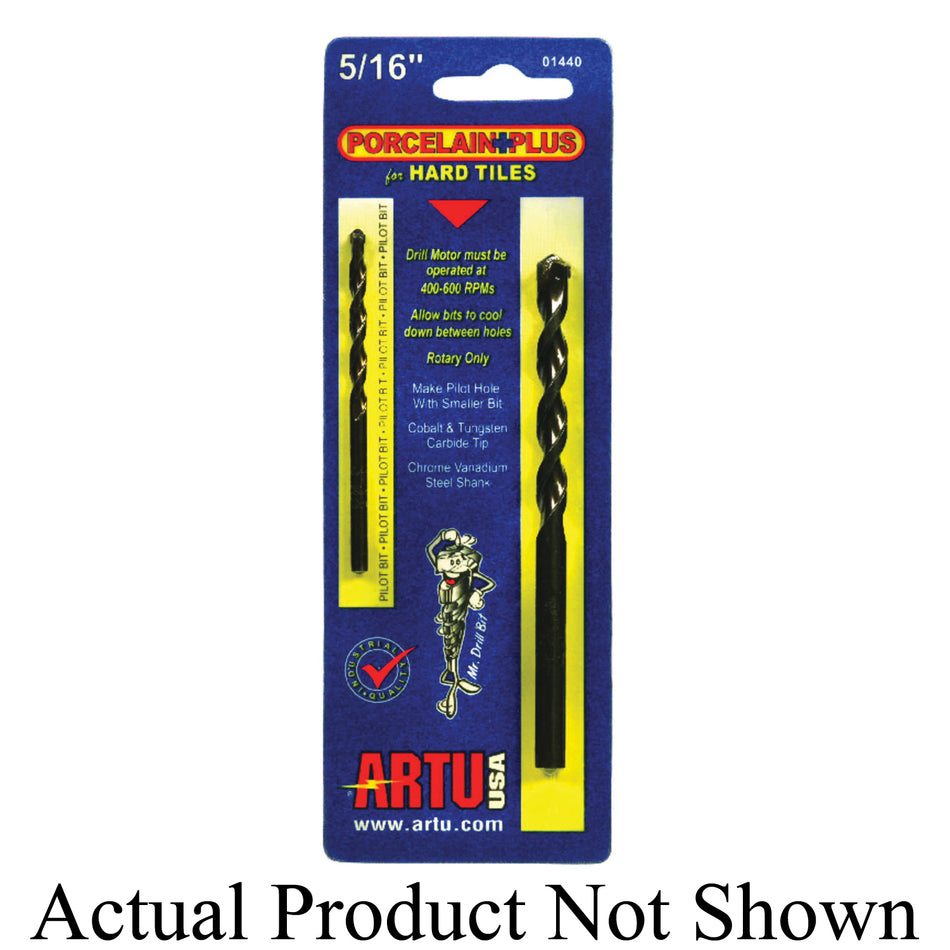 ARTU® 01440 Drill Bit, 5/16 in Drill, 2-3/8 in L Flute, 4-1/2 in OAL, Cobalt Tungsten Carbide