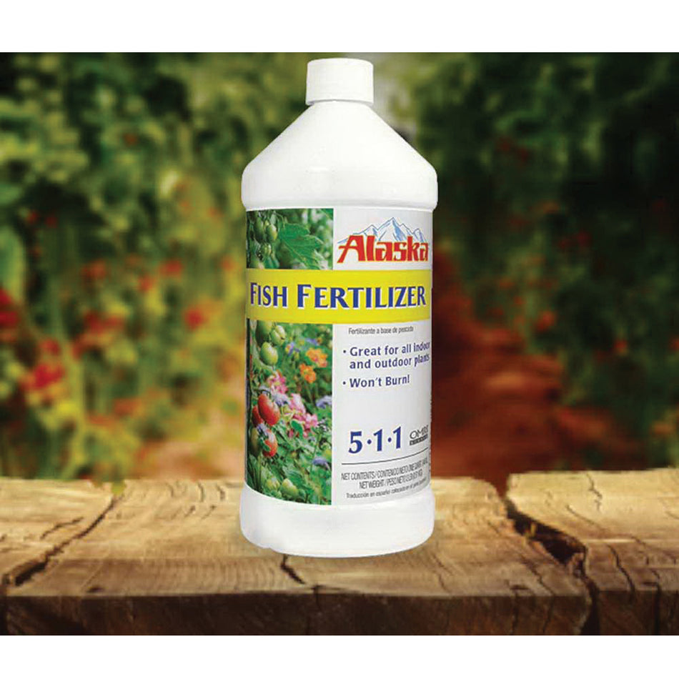 Alaska® 100099249 Fish Fertilizer, 4 gal, Bottle