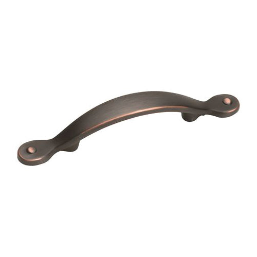 Amerock® BP1590ORB Cabinet Pull, 5-1/2 in L Handle, 1 in Projection, Zinc, Oil-Rubbed Bronze