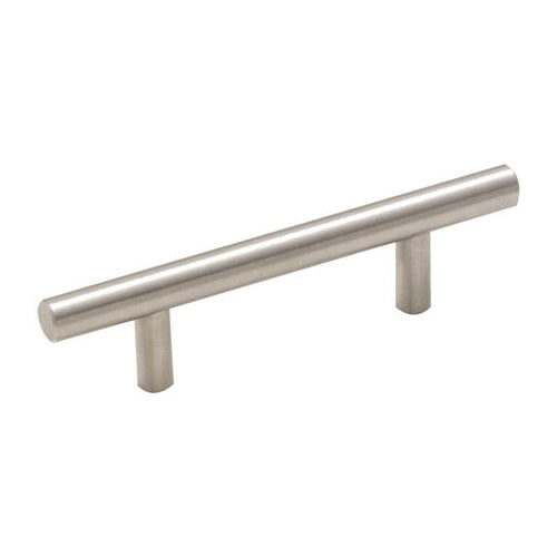 Amerock® BP19010SS Cabinet Bar Pull, 5-3/8 in L Handle, 1-3/8 in Projection, Stainless Steel, Stainless Steel