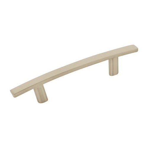 Amerock® BP26201G10 Cabinet Pull, 5-1/4 in L Handle, 1-1/16 in Projection, Zinc, Satin Nickel