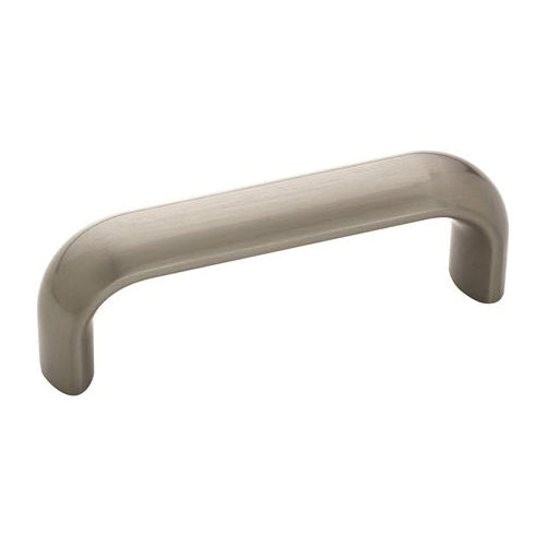 Amerock® BP53009G10 Cabinet Pull, 3-3/8 in L Handle, 1-3/16 in Projection, Zinc, Satin Nickel