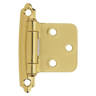 Amerock® BPR34293 Hinge, Self-Closing, Variable Overlay Hinge, 1-1/2 in H Door Leaf, 1.2 in W Door Leaf, Steel Hinge