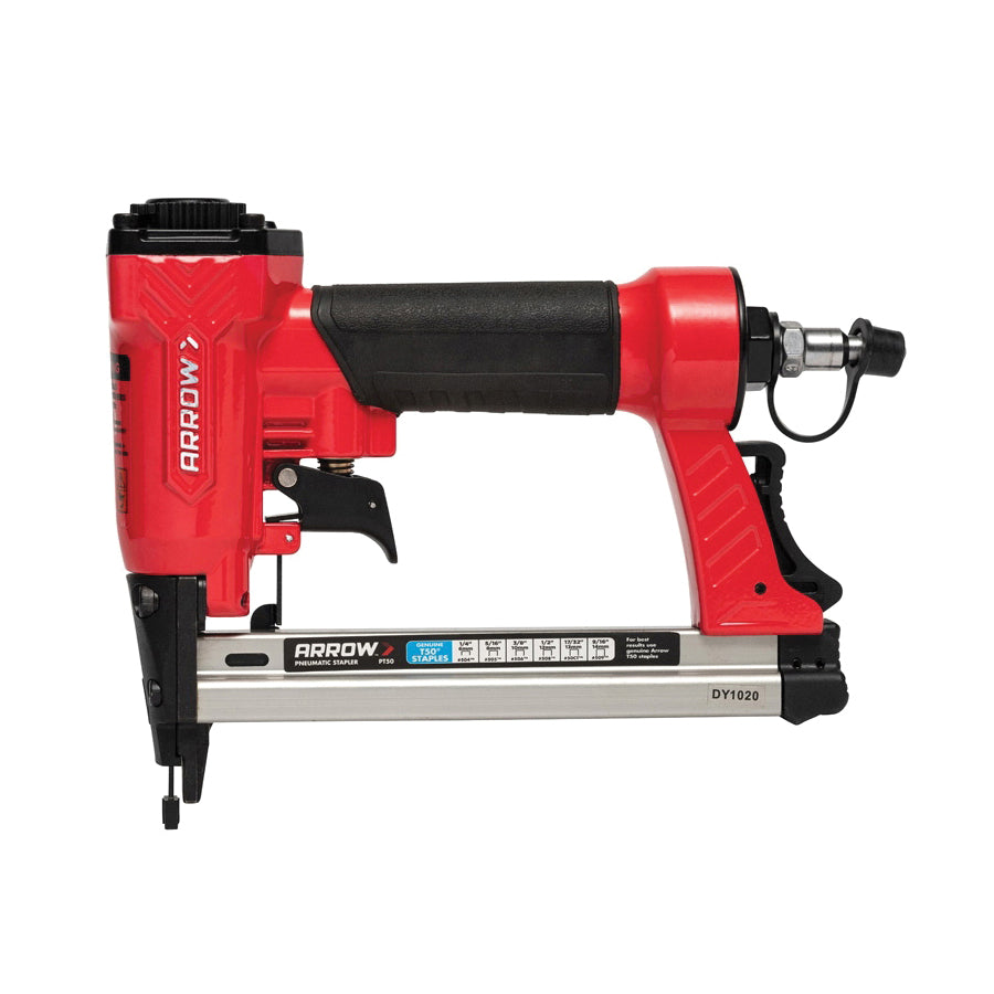 ARROW™ PT50 Pneumatic Staple Gun, Tool/Kit: Tool, 100 Staple, 1/4 to 9/16 in L Stable Leg, Crown Staple, 9 in OAL