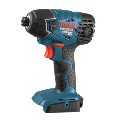 BOSCH 25618B Impact Driver, Tool/Kit: Bare Tool, 1/4 in Drive, Hex Drive, 1500 in-lb, 0 to 3200 ipm, 18 V, 5.7 in OAL