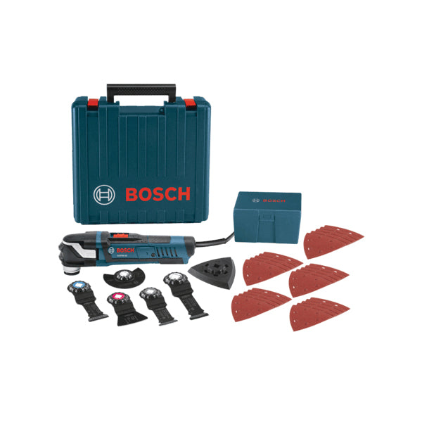 BOSCH StarlockPlus® GOP40-30C Oscillating Multi-Tool Kit, Tool/Kit: Kit, 8000 to 20000 opm OPM, 3 deg Oscillation