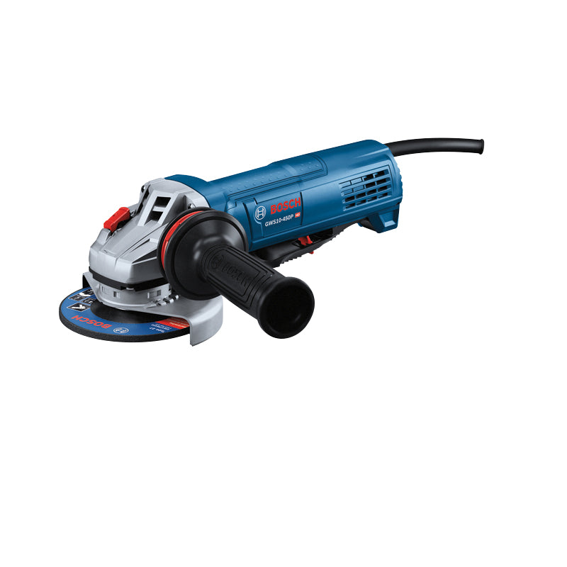 BOSCH GWS10-45P Angle Grinder, Tool/Kit: Tool, 4-1/2 in Dia Wheel, 5/8-11 Spindle Thread, 120 V, 11000 rpm Speed