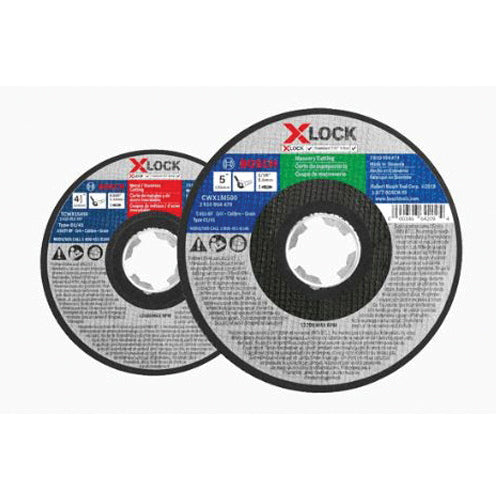 BOSCH GWX27LM500 Abrasive Grinding Wheel, Type 27 Wheel, 5 in Dia, 1/4 in Thick, 7/8 in Arbor, 30 Grit