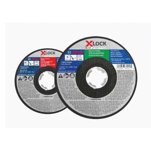 BOSCH GWX27M500 Abrasive Grinding Wheel, Type 27 Wheel, 5 in Dia, 1/4 in Thick, 7/8 in Arbor, 24 Grit