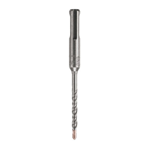 BOSCH Bulldog™ HC2010 Rotary Hammer Drill Bit, 3/16 in Drill, 2 -Cutter Head, 2 in L Flute, SDS-Plus® Shank, 4 in OAL