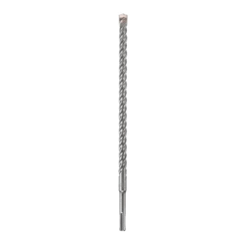 BOSCH Bulldog™ HC2074 Rotary Hammer Drill Bit, 7/16 in Drill, 2 -Cutter Head, 10 in L Flute, SDS-Plus® Shank, Carbide