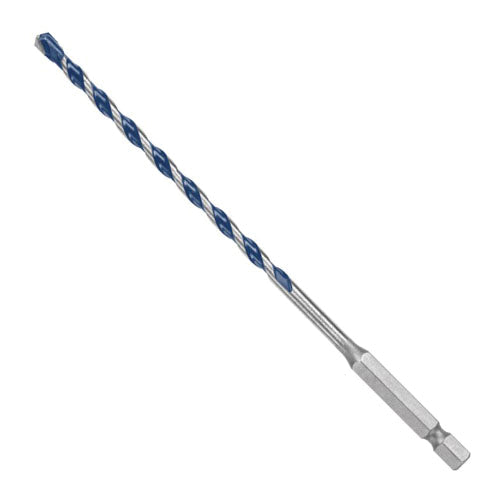 BOSCH BlueGranite Turbo™ HCBG04T Hammer Drill Bit, 3/16 in Drill, 4 -Cutter Head, 4 in L Flute, Hex Shank, 6 in OAL