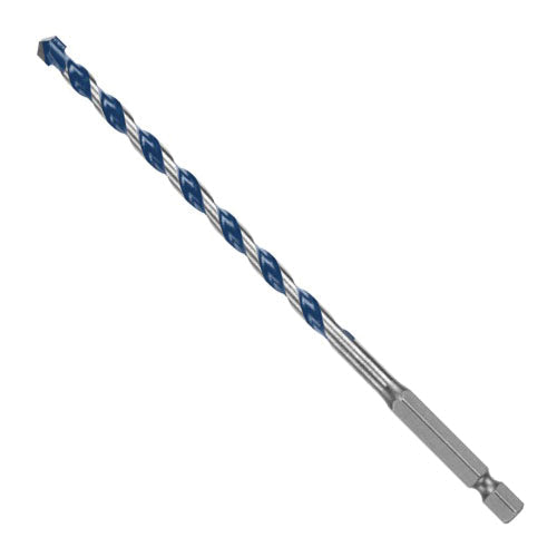 BOSCH BlueGranite Turbo™ HCBG06T Hammer Drill Bit, 1/4 in Drill, 4 -Cutter Head, 4 in L Flute, Hex Shank, 6 in OAL