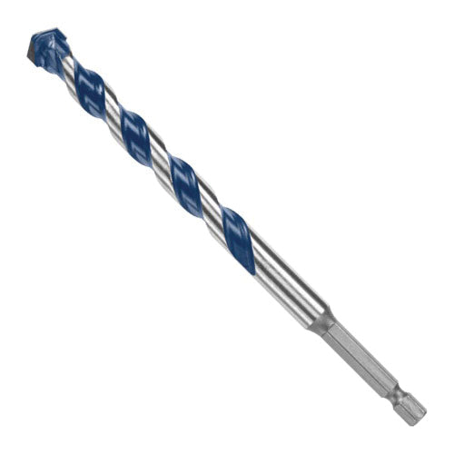 BOSCH BlueGranite Turbo™ HCBG15T Hammer Drill Bit, 7/16 in Drill, 4 -Cutter Head, 4 in L Flute, Hex Shank, 6 in OAL