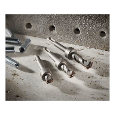 BOSCH HCSTP2083 Stop Bit, 1/2 in Drill, 1-11/16 in L Flute, SDS-Plus® Shank, 4-11/16 in OAL, Carbide/Steel