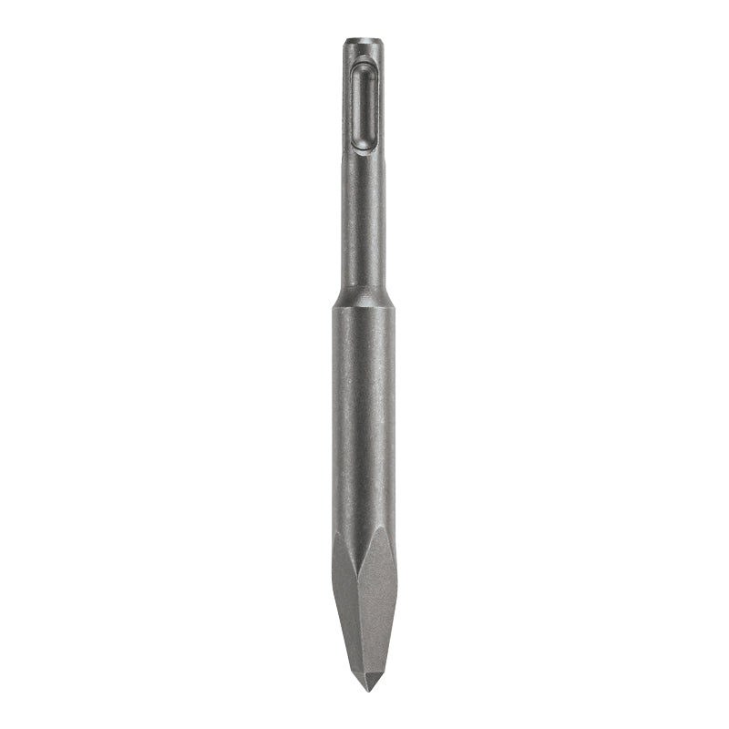 BOSCH Bulldog™ HS1490 Stubby Point Chisel, 1-1/2 in W Blade, 5-3/4 in OAL, 3 in Shank, SDS-Plus® Shank, Steel