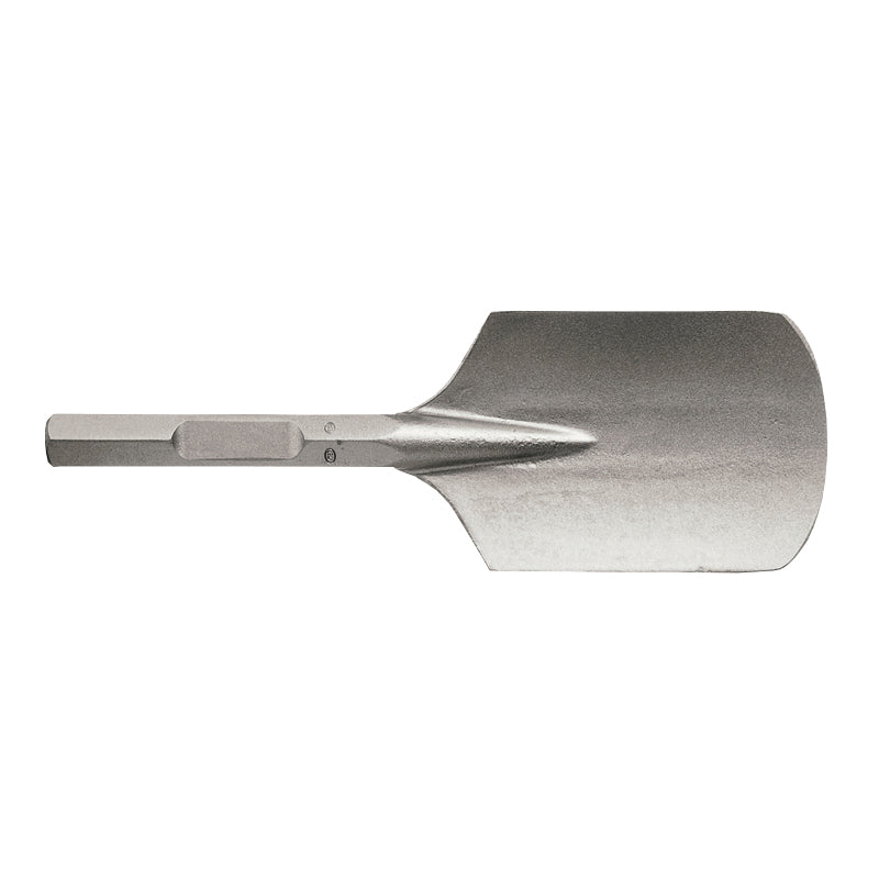 BOSCH HS1504 1-Piece Clay Spade, 4-1/2 in W Blade, 17 in OAL, 3/4 in Shank, Hex Shank, Steel