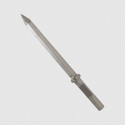 BOSCH HS2161 Moil Point Hammer Chisel, 20 in OAL, 1-1/8 in Shank, Steel