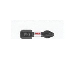 BOSCH Impact Tough™ ITPH2115 Impact Driver Bit, Phillips Point, P2 Point, 1 in OAL, 1/4 in Shank