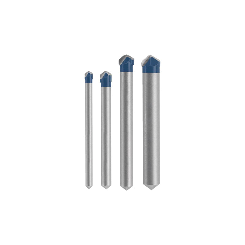 BOSCH NS2000 Drill Bit Set, 1/8 in Min Drill Bit, 5/16 in Max Drill Bit, 4 -Piece, Ceramic Tile/Glass/Natural Stone