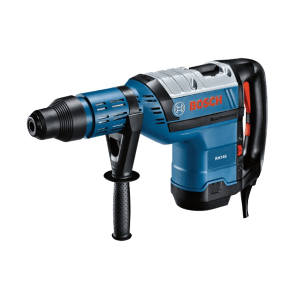 BOSCH RH745 Rotary Hammer, Tool/Kit: Tool, 1-3/4 in Chuck, Keyless, SDS-Max® Chuck, 1380 to 2750 bpm, 120 V