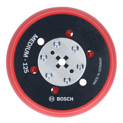 BOSCH RSM5045 Medium Multi-Hole Sanding Pad, 5 in Dia, Hook and Loop Attachment