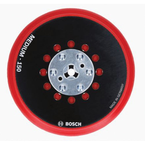 BOSCH RSM6045 Medium Multi-Hole Sanding Pad, 6 in Dia, Hook and Loop Attachment