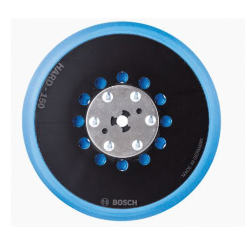 BOSCH RSM6046 Hard Multi-Hole Sanding Pad, 6 in Dia, Hook and Loop Attachment