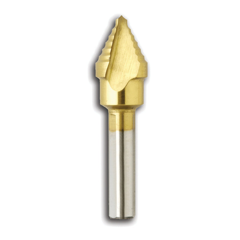 BOSCH SDT8 Step Drill Bit, 1 -Hole Size, Titanium, Titanium-Coated