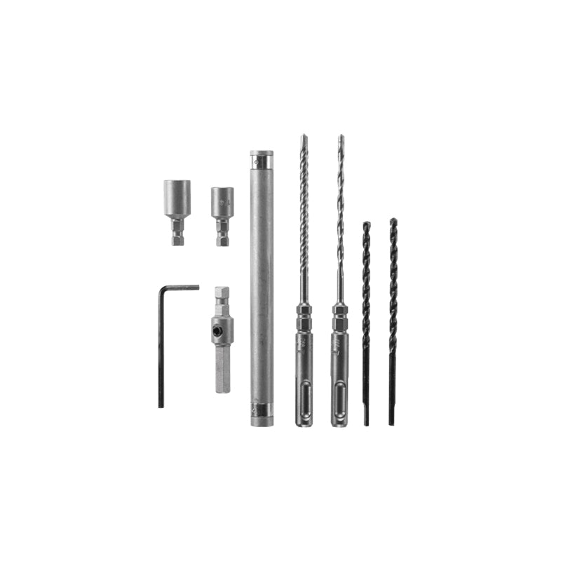 BOSCH TCHC9 Universal Concrete Screw Installation Kit, 9 -Piece