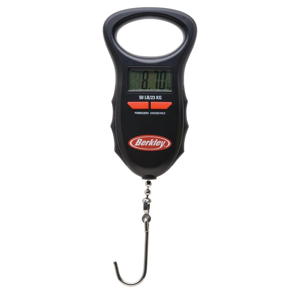 Berkley® BTDFS50-1 Fish Scale, Digital, lb, oz, kg Weighing Unit, 50 lb Safe Weight