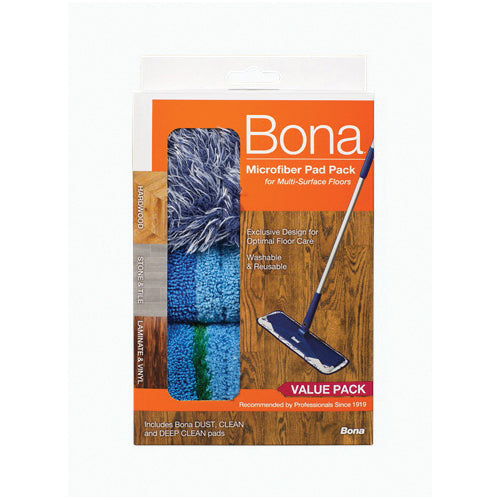 Bona® AX0003496 Pad Pack, Microfiber