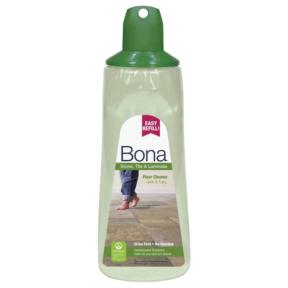 Bona® WM700054003 Floor Cleaner Refill Cartridge, 34 oz Capacity, Green, For Use With: Bonakemi Mops