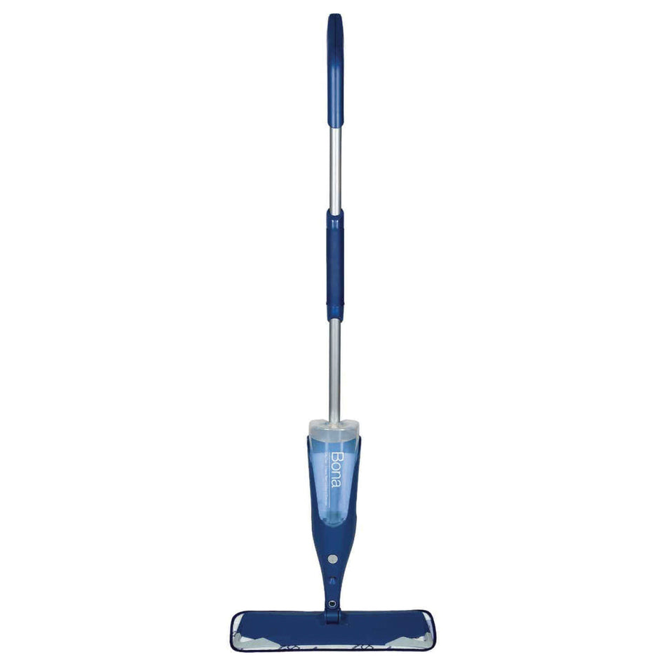 Bona® WM710013496 Floor Spray Mop, 4 in Mop, Microfiber Head, 34 fl-oz Bottle, Steel Handle, 51 in L Handle