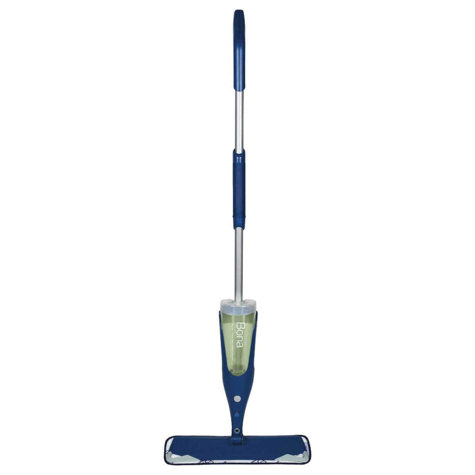 Bona® WM710013498 Spray Mop, 4 in Mop, Microfiber Head, 34 fl-oz Bottle, Steel Handle, 51 in L Handle